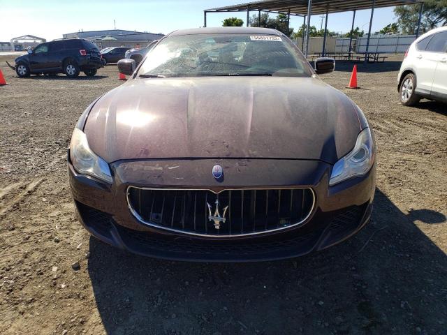 ZAM56RPAXG1170499 - 2016 MASERATI QUATTROPOR S MAROON photo 5