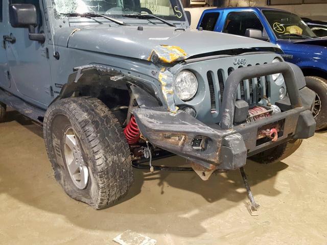 1C4BJWDG3FL692391 - 2015 JEEP WRANGLER UNLIMITED SPORT  photo 9