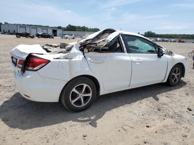 19XFB2F75FE046976 - 2015 HONDA CIVIC SE WHITE photo 3