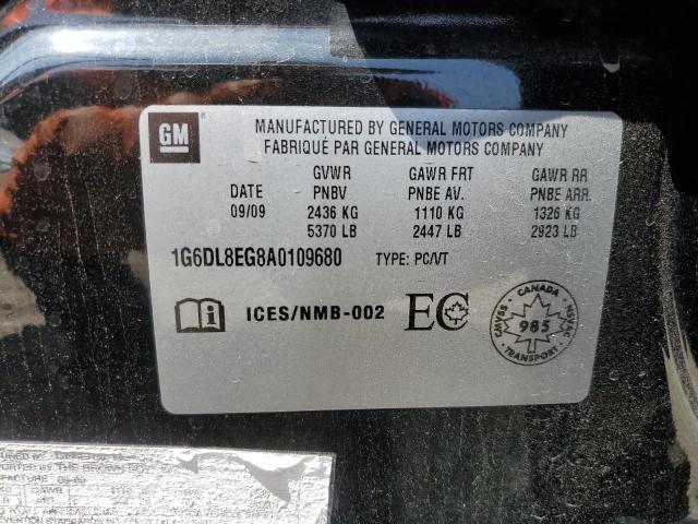 1G6DL8EG8A0109680 - 2010 CADILLAC CTS PERFORMANCE COLLECTION Қара фото 13