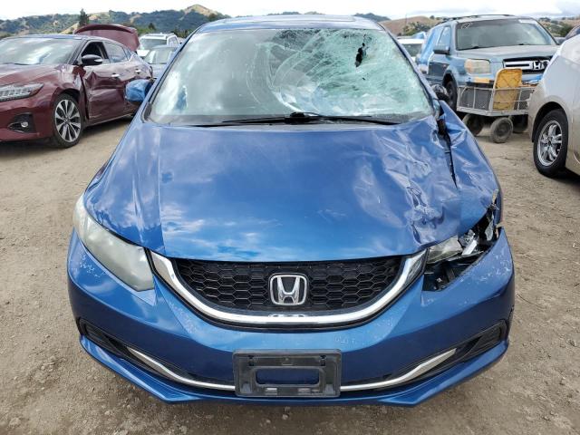 19XFB2F86DE286608 - 2013 HONDA CIVIC EX BLUE photo 5