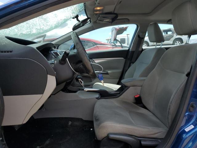 19XFB2F86DE286608 - 2013 HONDA CIVIC EX BLUE photo 7