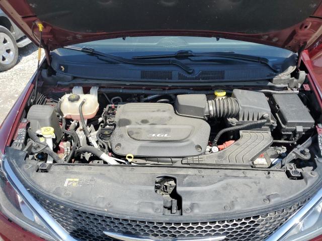 2C4RC1BG7HR636303 - 2017 CHRYSLER PACIFICA TOURING L Tünd qırmızı foto 12