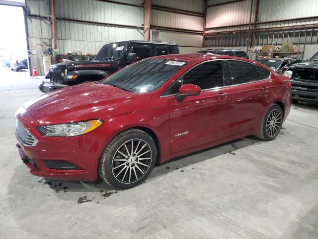 3FA6P0LU4JR251647 - 2018 FORD FUSION SE HYBRID RED photo 1