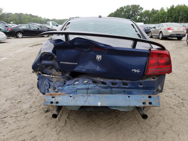 2B3KA53H46H161378 - 2006 DODGE CHARGER R/T BLUE photo 6