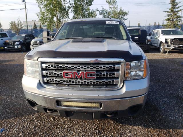 1GT121C87CF145477 - 2012 GMC SIERRA K2500 SLT SILVER photo 5