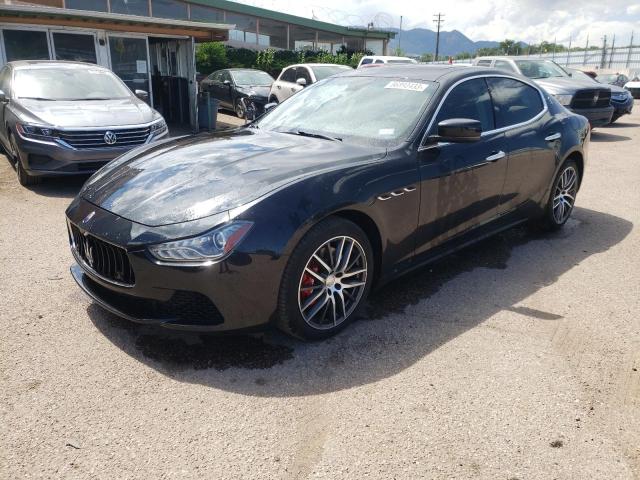 ZAM57RTA7F1138112 - 2015 MASERATI GHIBLI S BLACK photo 1