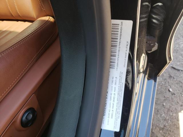 ZAM57RTA7F1138112 - 2015 MASERATI GHIBLI S BLACK photo 12