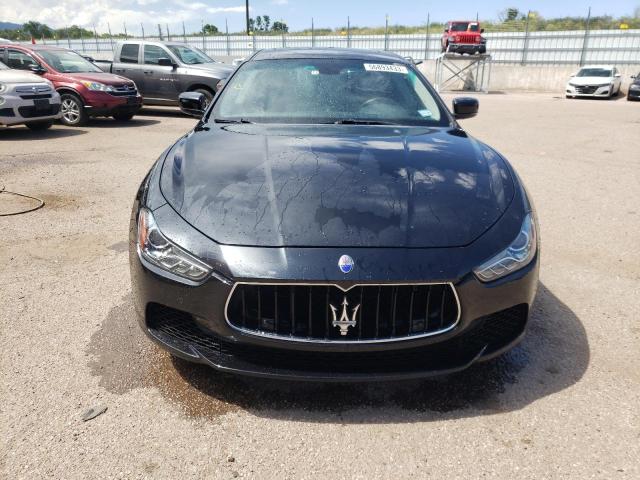ZAM57RTA7F1138112 - 2015 MASERATI GHIBLI S BLACK photo 5