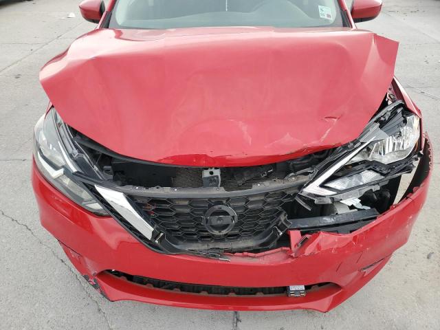 3N1AB7AP3JL617404 - 2018 NISSAN SENTRA S RED photo 11