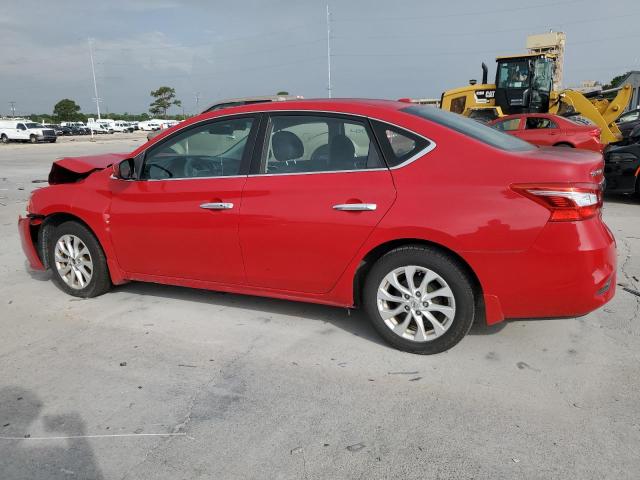 3N1AB7AP3JL617404 - 2018 NISSAN SENTRA S RED photo 2