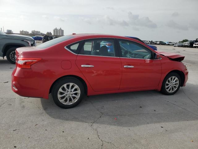 3N1AB7AP3JL617404 - 2018 NISSAN SENTRA S RED photo 3