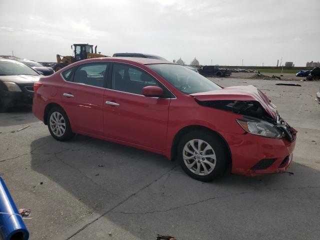3N1AB7AP3JL617404 - 2018 NISSAN SENTRA S RED photo 4