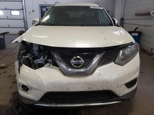 KNMAT2MV5GP721087 - 2016 NISSAN ROGUE S WHITE photo 5