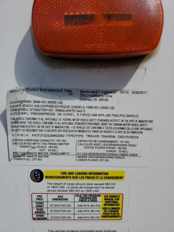 4YDT21023JB452042 - 2018 KEYSTONE OUTBACK TWO TONE photo 10