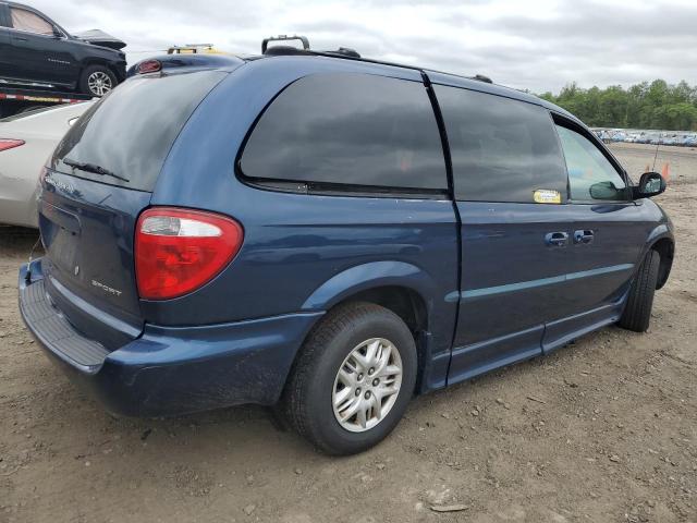 2B8GP44392R750832 - 2002 DODGE CARAVAN SPORT BLUE photo 3