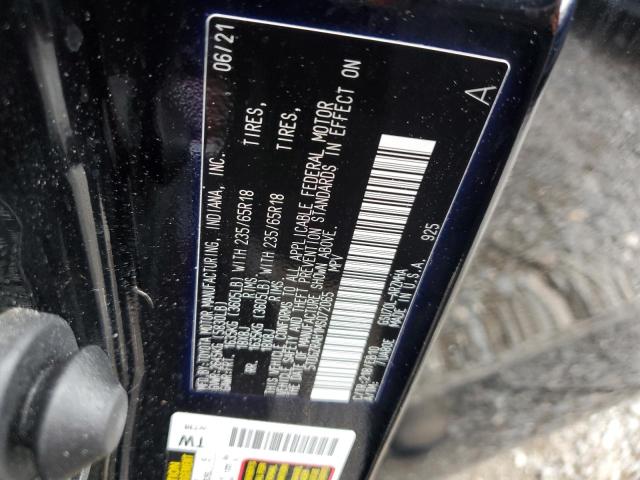 5TDGZRAH1MS072065 - 2021 TOYOTA HIGHLANDER XLE Qara foto 12