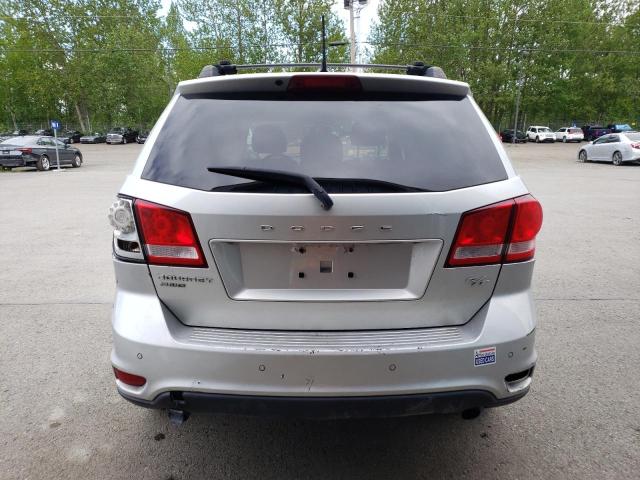 3C4PDDFG6DT631374 - 2013 DODGE JOURNEY R/T SILVER photo 6