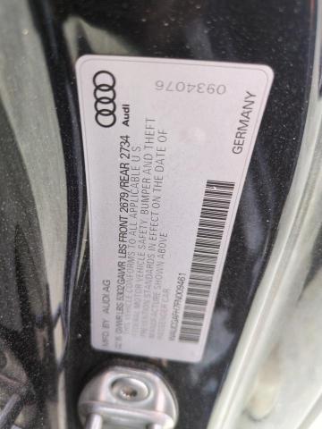 WAUCGAFH7FN009461 - 2015 AUDI S5 PREMIUM PLUS BLACK photo 12