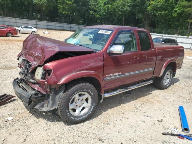 5TBRT341X4S449314 - 2004 TOYOTA TUNDRA ACCESS CAB SR5 BURGUNDY photo 1
