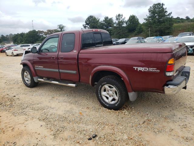 5TBRT341X4S449314 - 2004 TOYOTA TUNDRA ACCESS CAB SR5 BURGUNDY photo 2