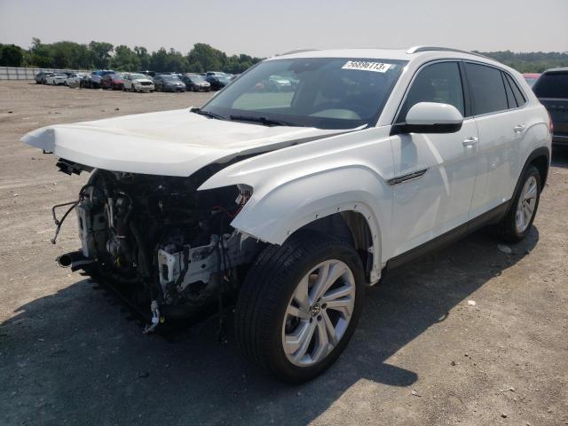 1V2MC2CA4LC205380 - 2020 VOLKSWAGEN ATLAS CROS SEL WHITE photo 1