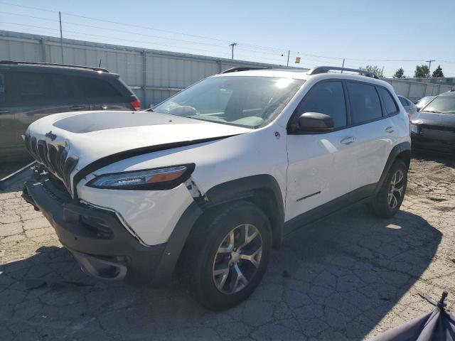 1C4PJMBB8HD214448 - 2017 JEEP CHEROKEE TRAILHAWK WHITE photo 1