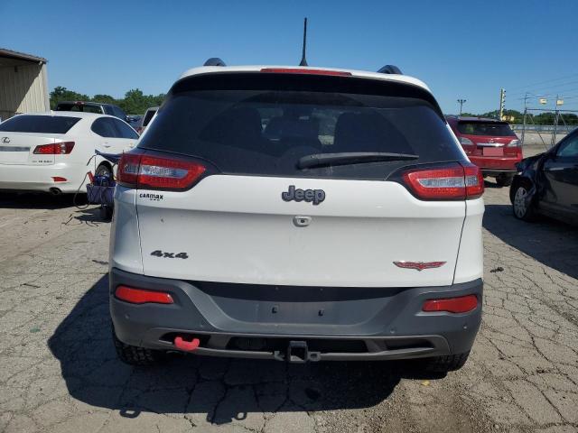 1C4PJMBB8HD214448 - 2017 JEEP CHEROKEE TRAILHAWK WHITE photo 6