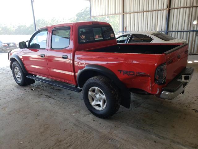 5TEGN92N94Z400352 - 2004 TOYOTA TACOMA DOUBLE CAB PRERUNNER RED photo 2