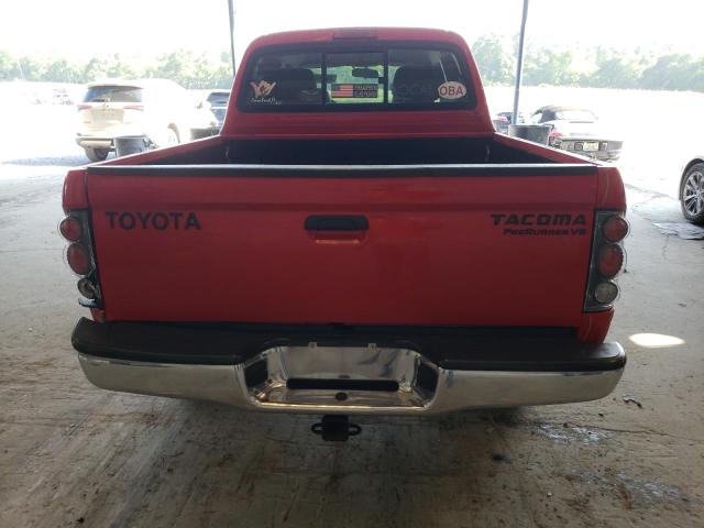 5TEGN92N94Z400352 - 2004 TOYOTA TACOMA DOUBLE CAB PRERUNNER RED photo 6