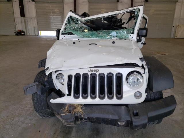 1C4AJWAG8FL551509 - 2015 JEEP WRANGLER SPORT WHITE photo 5