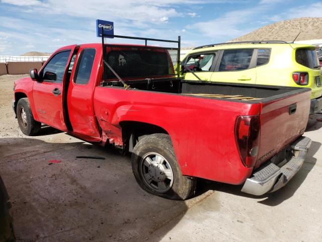 1GTCS198158263824 - 2005 GMC CANYON RED photo 2