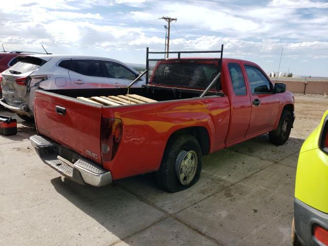 1GTCS198158263824 - 2005 GMC CANYON RED photo 3