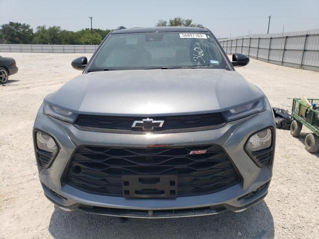 KL79MUSLXMB158640 - 2021 CHEVROLET TRAILBLAZE RS GRAY photo 5