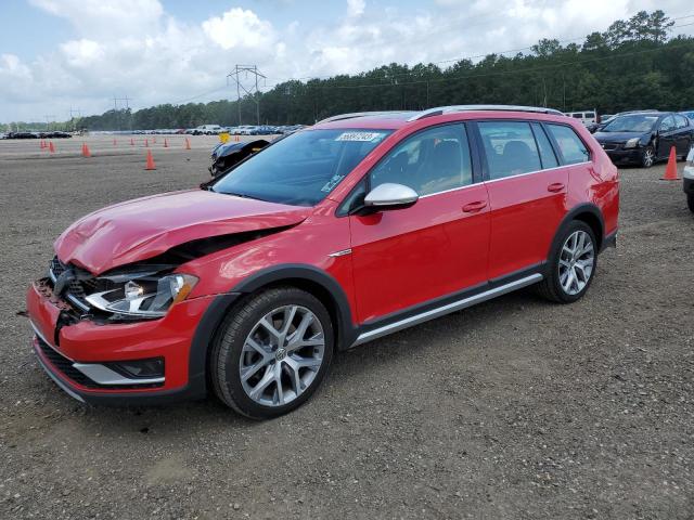 3VWH17AU5HM522557 - 2017 VOLKSWAGEN GOLF ALLTR S RED photo 1