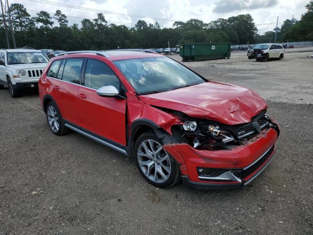 3VWH17AU5HM522557 - 2017 VOLKSWAGEN GOLF ALLTR S RED photo 4