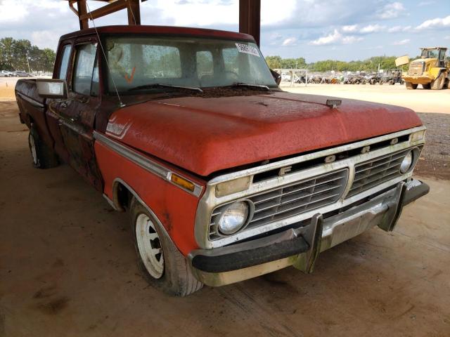 F10YKU89221 - 1975 FORD F-150 ORANGE photo 1