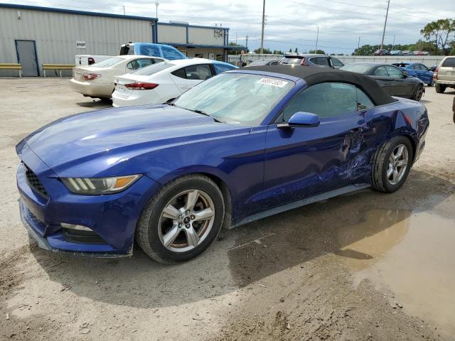 1FATP8EM4F5356228 - 2015 FORD MUSTANG BLUE photo 1