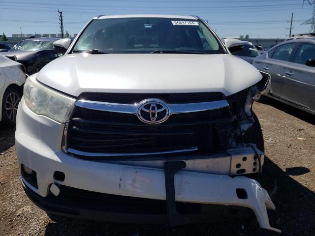 5TDJKRFHXFS137968 - 2015 TOYOTA HIGHLANDER XLE Ağ foto 5
