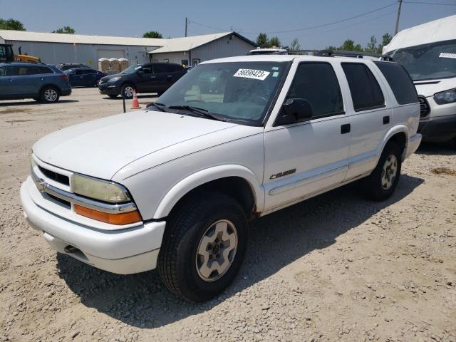 1GNDT13X04K116663 - 2004 CHEVROLET BLAZER WHITE photo 1