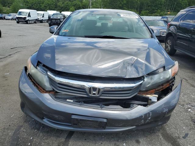 2HGFB2F57CH568654 - 2012 HONDA CIVIC LX GRAY photo 5