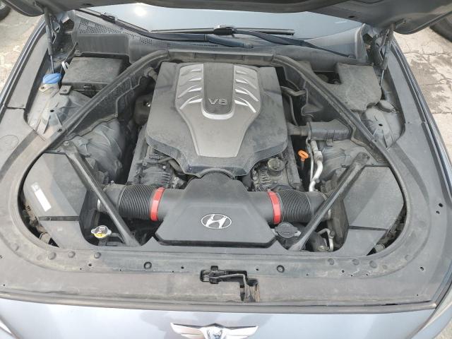 KMHGN4JF0FU024287 - 2015 HYUNDAI GENESIS 5.0L GRAY photo 11