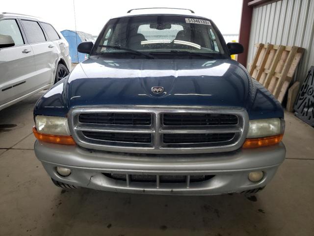 1B4HS58N02F183164 - 2002 DODGE DURANGO SLT PLUS BLUE photo 5