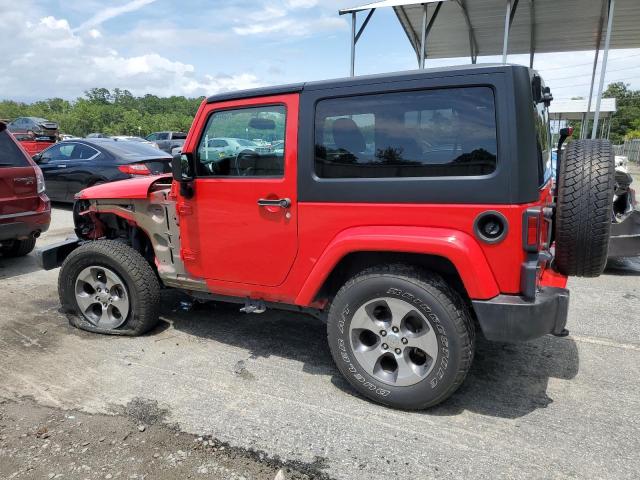 1C4AJWBG6GL125396 - 2016 JEEP WRANGLER SAHARA RED photo 2