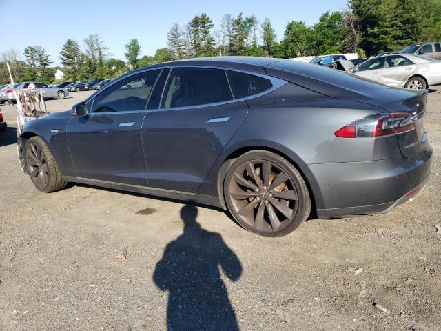5YJSA1H13EFP55810 - 2014 TESLA MODEL S Boz foto 2
