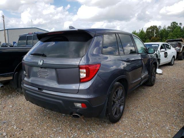 5FNYF7H56MB006998 - 2021 HONDA PASSPORT EXL Gris foto 3