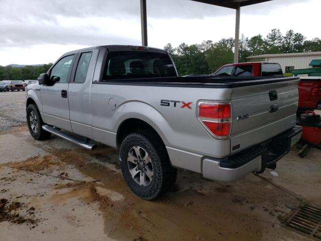 1FTFX1CF9DFC31459 - 2013 FORD F150 SUPER CAB SILVER photo 2