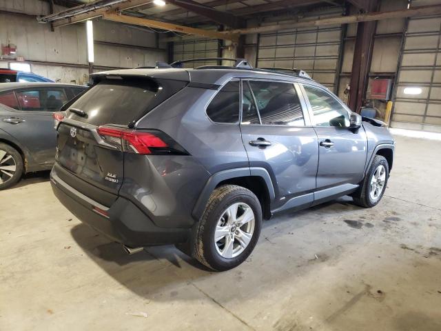 JTMRWRFV7MD117666 - 2021 TOYOTA RAV4 XLE GRAY photo 3