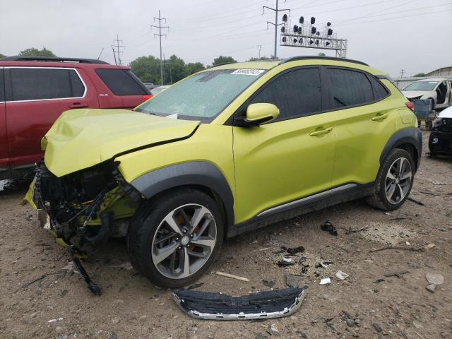 KM8K53A53KU214929 - 2019 HYUNDAI KONA ULTIMATE GREEN photo 1