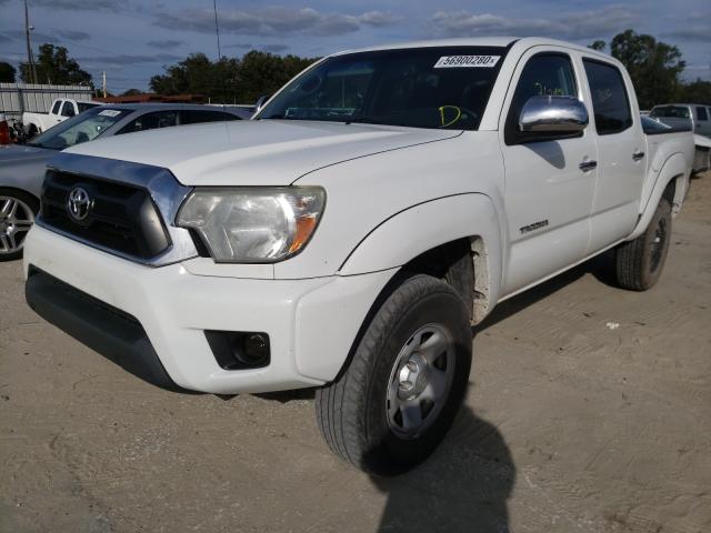 5TFJU4GN5DX043778 - 2013 TOYOTA TACOMA DOUBLE CAB PRERUNNER WHITE photo 2